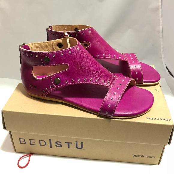 Bed Stu Shoes - New! Bed Stu Womens Soto G Peony Rust Dress Sandal